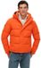 Superdry Everest Korte Gewatteerde Jas Met Capuchon Heren Bold Orange S