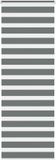 vidaXL Zebra rolgordijn 75x200 cm stofbreedte 70,9 cm donkergrijs