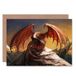 Wee Blue Coo Fantasy Dragon Mountains S Blank Greetings Birthday Card Art