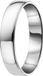 Lucardi Dames Ring glad 4mm - Ring - Cadeau - Echt Zilver - Zilverkleurig