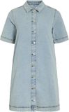 VILA VINUS 2/4 SLEEVE DENIM DRESS - NOOS - L - Light Blue Denim