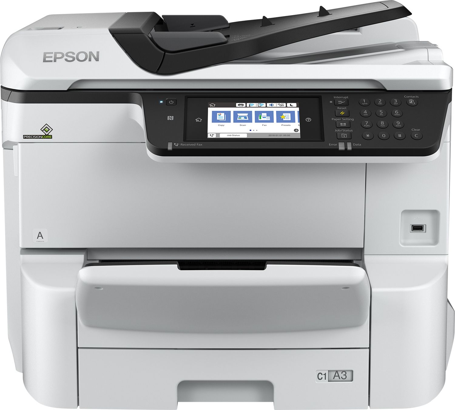 Epson WorkForce Pro WF-C8690DWF - Multifunctionele printer - Inkjet - A3 - Wi-Fi