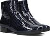 Gabor 712 Enkellaarsjes Dames Blauw Leer Maat 42,5