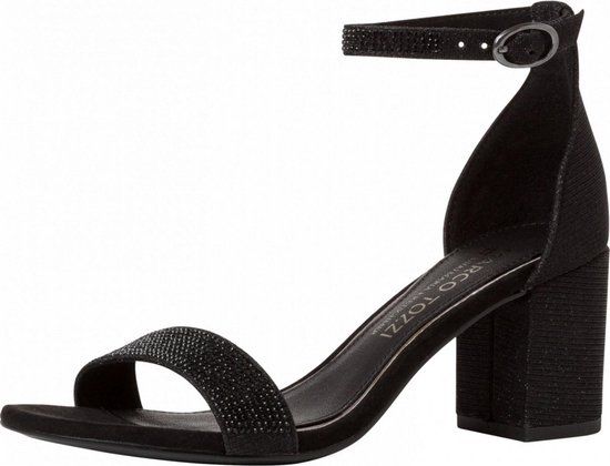 Marco Tozzi BY GUIDO MARIA KRETSCHMER Dames Sandalen met Hak - Zwart - Maat 37