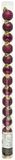 Decoris Mini kerstballen - 14x stuks - framboos roze - Dia 3 cm - kunststof - kerstversiering - kleine ballen