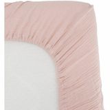 Domiva Hoeslaken Oudroze Katoen Baby 60 x 120 cm