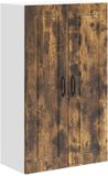 vidaXL Wandkast PORTO, gerookt eikenhout, 60 x 31 x 100 cm