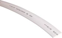 RS PRO Warmtekrimpkous, polyolefine, wit, Ø 9 mm, krimpverhouding 3:1, lengte 5 m, rol van 5 meter