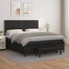 Maison Exclusive - Sommier à lattes de lit avec matelas noir 180x200 cm similicuir