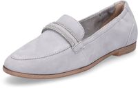 Tamaris Dames Instappers 1-24211-42 880 Blauw Leer Maat 39 EU