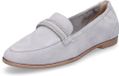 Tamaris Dames Instappers 1-24211-42 880 Blauw Leer Maat 39 EU