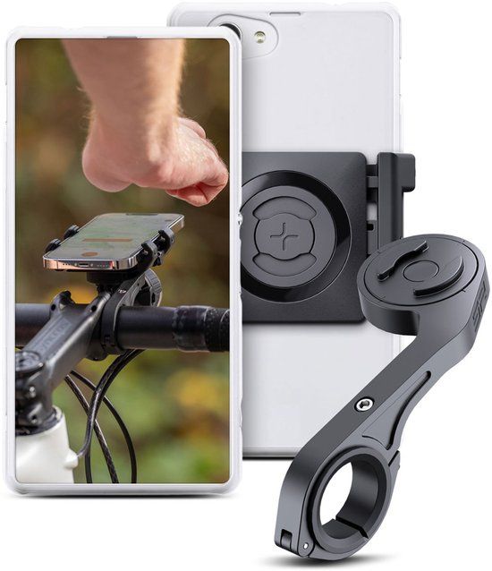 SP Connect Roadbike Bundle SPC+ - Phone Holder for Bike with Universal Clamp - Black