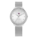 Tommy Hilfiger TH1782698 DEMI Dames Horloge - Staal - Zilverkleurig - 33 mm