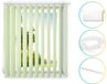 time4blinds Verticale Jaloezie Vervangingslamellen - Set bestaat uit 1 lamel, gewicht, hanger en bodemketting - breedte 89mm - lengte 1990mm - Mint