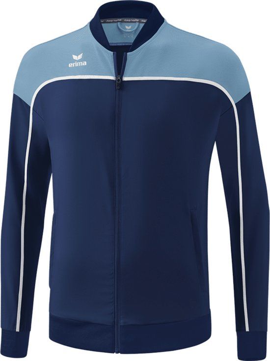 ERIMA Change Presentatiejack New Navy-Faded Denim-Wit Maat L - Heren
