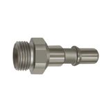 Riegler 408.62-ES nippels voor drukknop-veiligheidskoppelingen NW 8, ISO 6150 C, roestvrij staal, G 3/8 AG