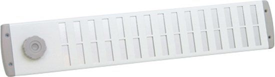 Nedco schuifrooster 500x90mm - bold line - wit