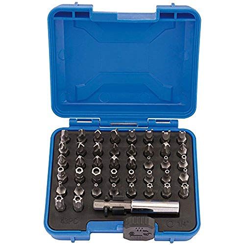 Draper 82397 Beveiligingsschroevendraaier Bit Set (43 stuk) - Zilver