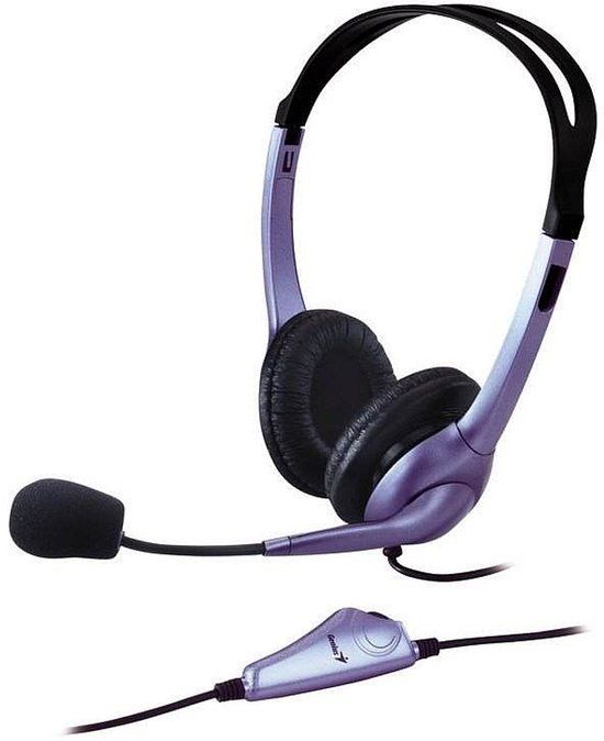 Genius HS-04S Headset Bedraad Hoofdband Kantoor/callcenter Zilver