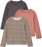 Vertbaudet Set van 3 meisjes T-shirts met lange mouwen