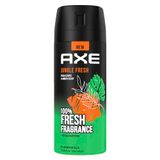 AXE Jungle Fresh Deodorant Spray voor Mannen, 72 uur bescherming, Citrus, Lavendel, Leer, Spice, 1 stuk(s)