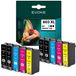 Evoke inkt compatibel met Epson 603XL 603 XL T03A6: 10 stuks, 4 zwarte, 2 cyaan, 2 magenta, 2 gele cartridges
