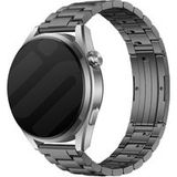 Strap-it Huawei Bracelet titane 'One Push' Huawei Watch 5 - 46mm (graphite)