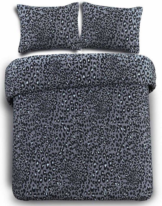 Day Dream Dekbedovertrek Panter Grijs Katoen 240 x 220 cm
