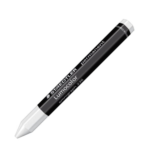 Staedtler Lumocolor Permanent Marker - White - 1 pc