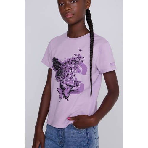 Coolcat T-shirt Tisah met Vlinder Print