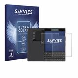Savvies Screenprotector voor Unihertz Titan 2 (Voor+Camera) - Folie Beschermfolie transparant 6 Stuks