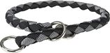 TRIXIE New Cavo trainingsketting, Cavo, M, 39-45 cm/ø 12 mm, zwart/grafiet
