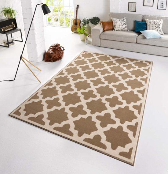 Zala Living Design Vloerkleed Noble 160x230 cm Crème & Taupe