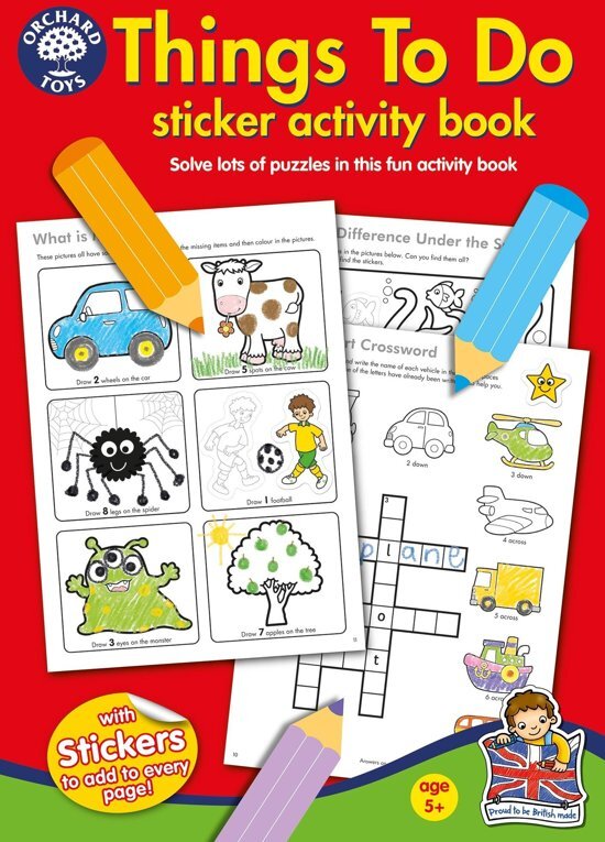 Orchard Toys Bezighoudingen Sticker Kleurenboek