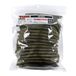 Yum Dinger klassieke worm universeel zacht plastic bas vissen lokken 100 pack, zwart blauwe vlok, 12,7 cm