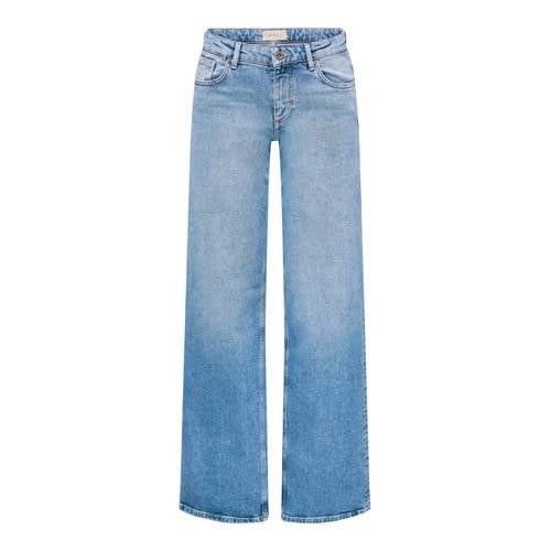 ONLY low waist wide leg jeans ONLJUICY light blue denim