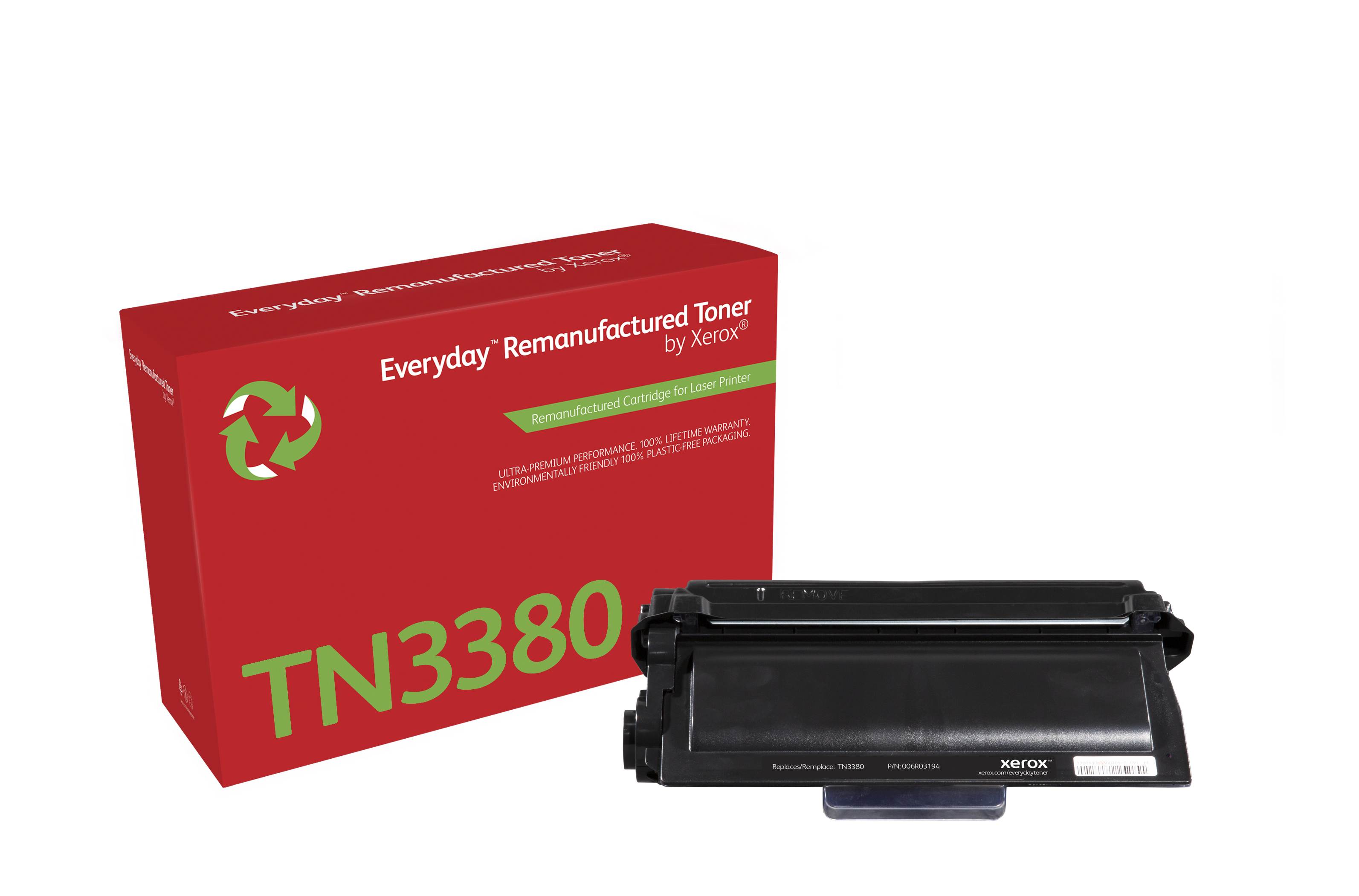 Xerox Everyday™ Mono Remanufactured Toner van Xerox compatible met Brother (TN3380), High capacity