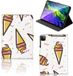 B2Ctelecom iPad Pro 11 2020/2021/2022 Housse pour tablette Crème glacée