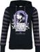The Nightmare Before Christmas Love You To Death Dames Trui met capuchon - zwart/paars - S