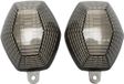 Sans marque Couvercle de lentille de clignotant compatible avec Su-zu-ki SV 650N 650S 100N/S SFV 650 DR-Z 400S 400SM DL 1000 V-Strom 650V-Strom fumé
