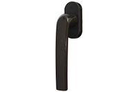 Roto TS10695 Samba handvat met logo, stiftlengte 37 mm raamgreep of deurgreep, grijsbruin
