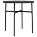 vidaXL Salontafel 45 cm poly rattan zwart