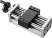 VEVOR Lineaire Actuator, 100 mm Slag, Kogelspindel Aandrijving, CNC Lineaire Geleiderail, Dubbele As, C7 Hoge Precisie, Glijblok Met Kogellager, Handwiel