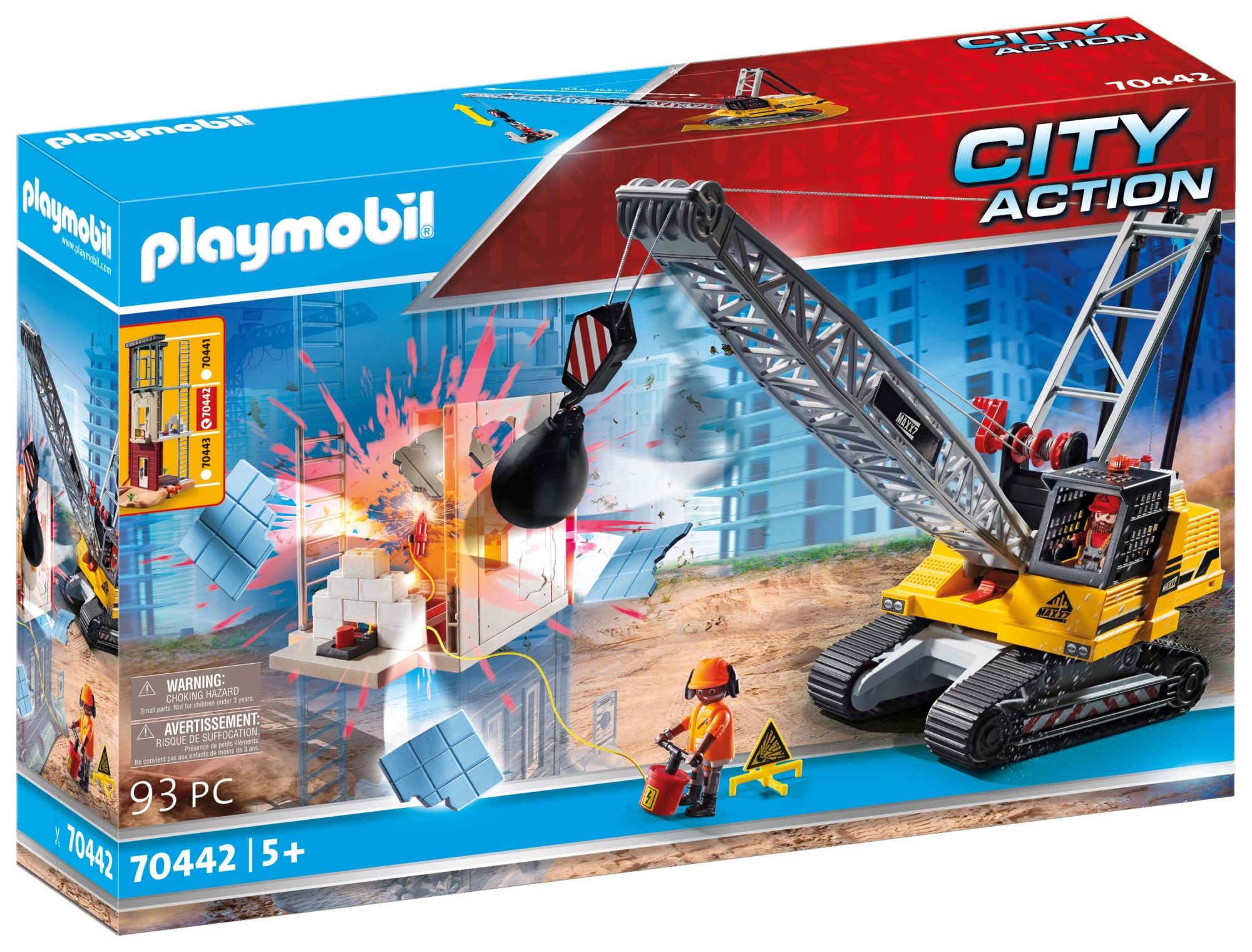 Playmobil 70442 City Action Kabelgraafmachine - Speelgoedset - 5+ jaar
