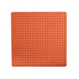 Tapijt, Quadro Premium Tapijt, antislip, vierkant, 54 x 54 cm, oranje