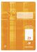 Clairefontaine 331629C - Pak met 25 schriften, ideaal voor school, DIN A4 21x29,7 cm, liniëring 29 Geruit 5x9mm, 64 Pagina's, 90g, Oranje, 1 pak