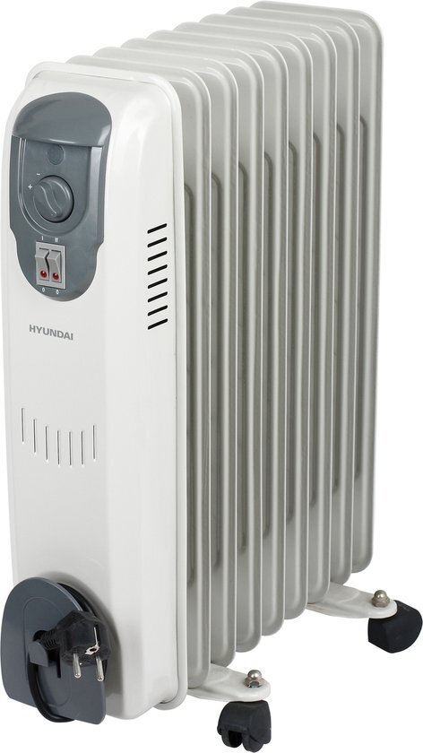 Hyundai Hyundai olieradiator 2000W - Oliegevulde radiator met thermostaat - 3 warmtestanden