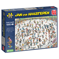 Jumbo Jan van Haasteren - Skateboarden In De Bowl - 1000 stukjes puzzel