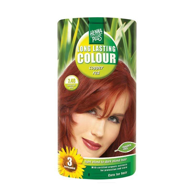 Hennaplus Long Lasting Colour 7.46 Copper red