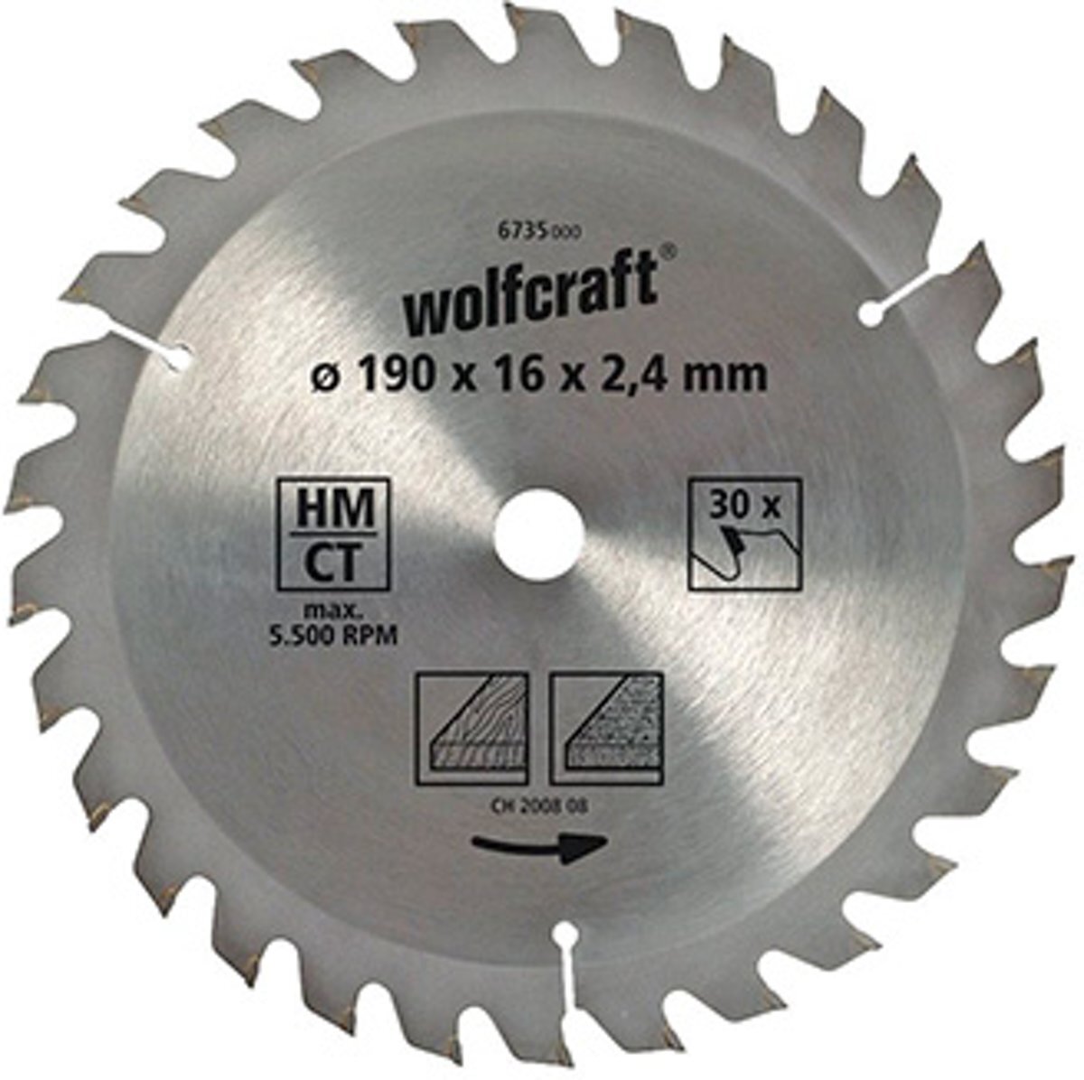 Wolfcraft 1 circular saw blade